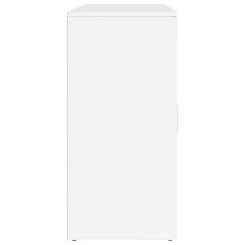  3 db fehér szerelt fa tálalószekrény