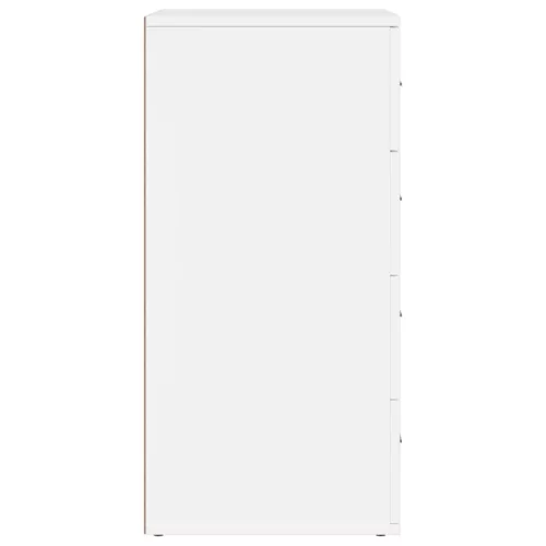  2 db fehér szerelt fa tálalószekrény 60 x 39 x 80 cm