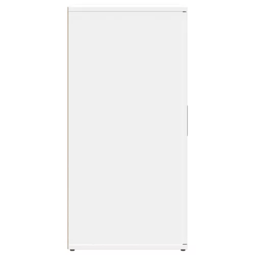  2 db fehér szerelt fa tálalószekrény 59 x 39 x 80 cm