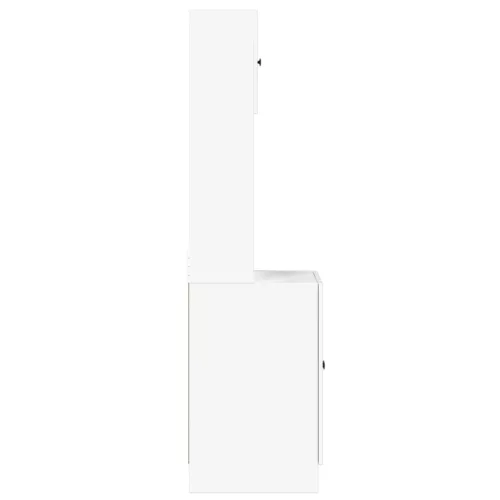  fehér szerelt fa konyhaszekrény 60 x 50 x 180 cm