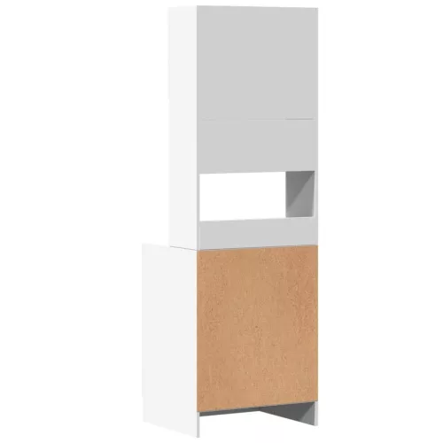  fehér szerelt fa konyhaszekrény 60 x 50 x 180 cm