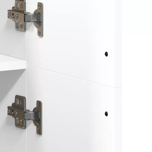  fehér szerelt fa magasszekrény 70 x 35 x 180