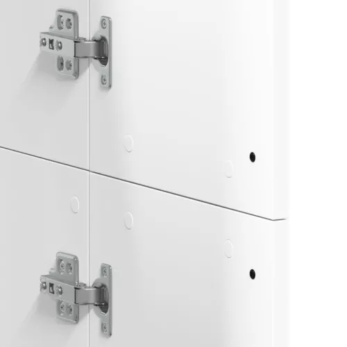  fehér szerelt fa magasszekrény 60 x 35 x 180 cm