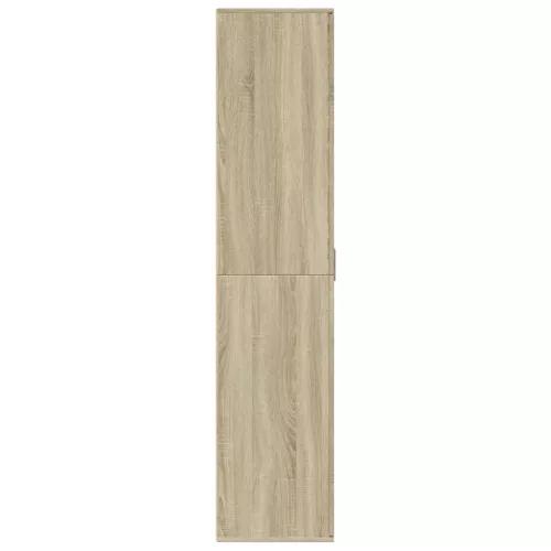  sonoma tölgy színű szerelt fa cipősszekrény 80 x 39 x 178 cm