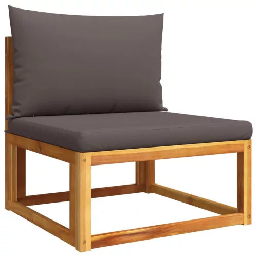  6 darabos kerti kanapégarnitúra párnákkal, akácfa és kötél