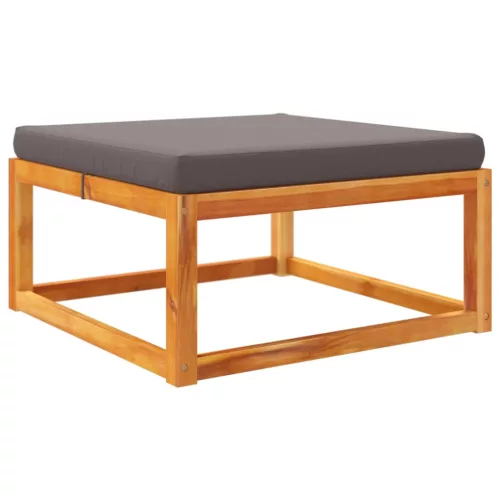  6 darabos kerti kanapégarnitúra párnákkal, akácfa és kötél