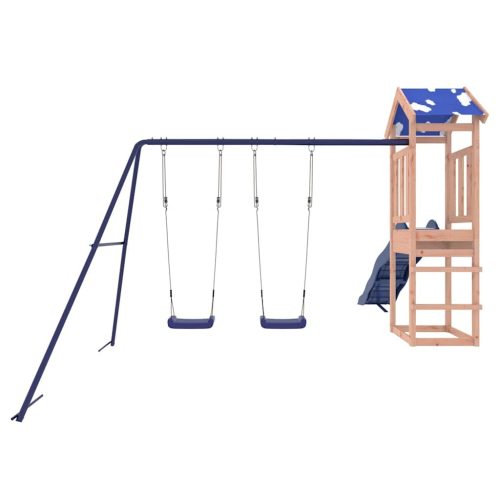  tömör duglászfenyő kültéri játszószett