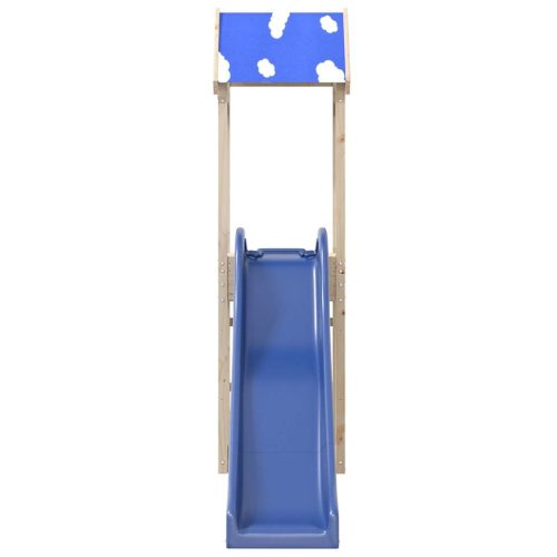  tömör fenyőfa kültéri játszószett