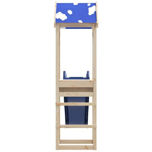  tömör fenyőfa kültéri játszószett