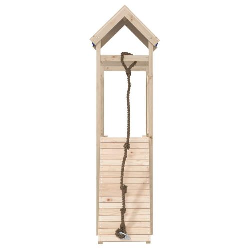  tömör fenyőfa kültéri játszószett