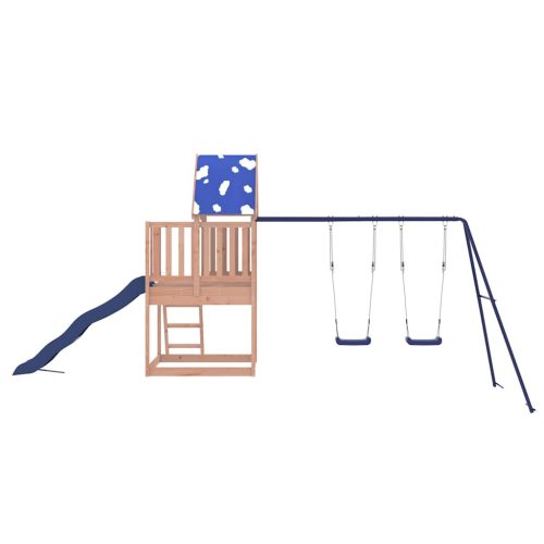  tömör duglászfenyő kültéri játszószett