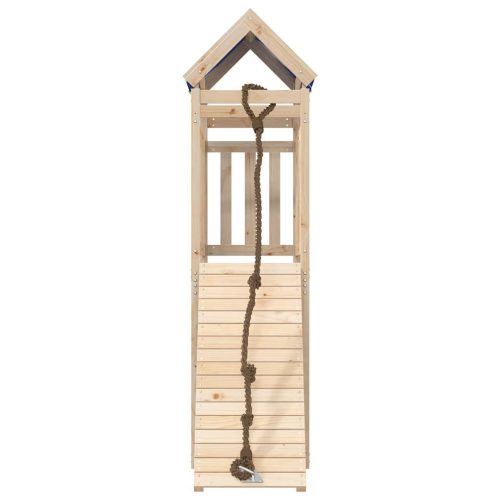  tömör fenyőfa kültéri játszószett