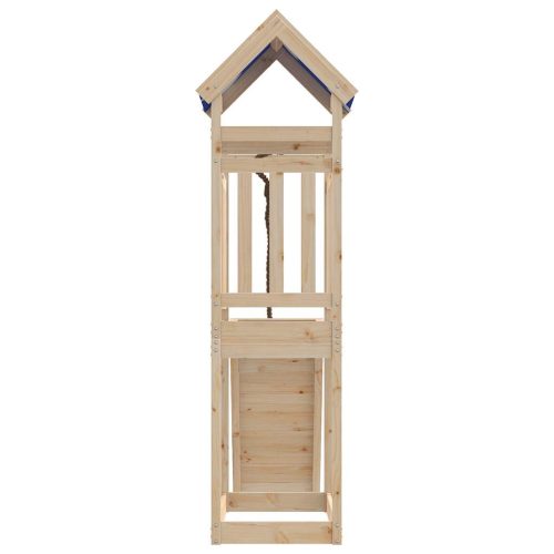  tömör fenyőfa kültéri játszószett