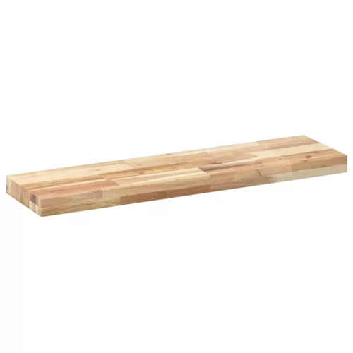  3 db kezeletlen tömör akácfa függőpolc 100 x 20 x 4 cm