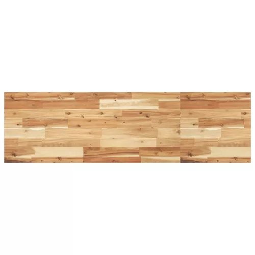  olajbevonatú tömör akácfa fürdőszobapult 140 x 40 x 2 cm