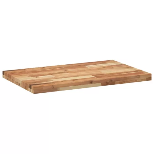  olajbevonatú tömör akácfa fürdőszobapult 120 x 50 x 4 cm