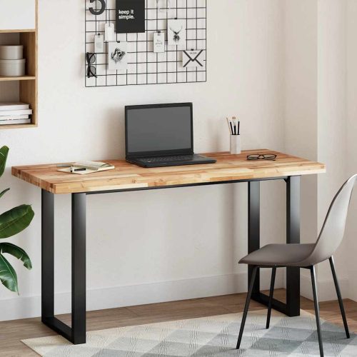  olajbevonatú tömör akácfa íróasztallap 120 x 60 x 4 cm