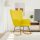  mustársárga szövet hintaszék