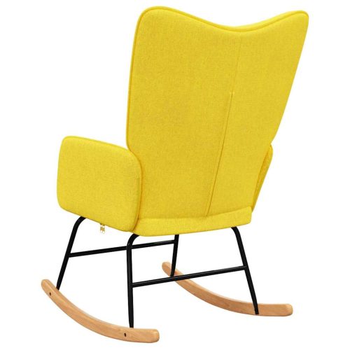  mustársárga szövet hintaszék