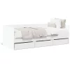  fehér kanapéágy fiókkal matrac nélkül 75x190 cm