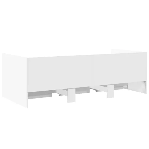  fehér kanapéágy fiókkal matrac nélkül 75x190 cm
