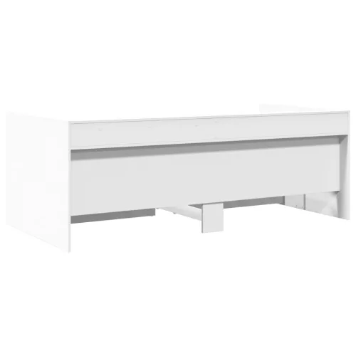  fehér kanapéágy fiókkal matrac nélkül 90x200 cm