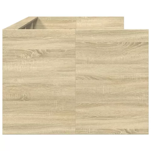  sonoma tölgy kanapéágy fiókkal matrac nélkül 90x200 cm
