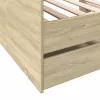  sonoma tölgy kanapéágy fiókkal matrac nélkül 90x200 cm