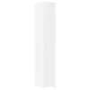  fehér szerelt fa vékony tárolószekrény 30 x 42,5 x 225 cm