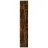  füstös tölgy színű szerelt fa tárolószekrény 80 x 42,5 x 225 cm