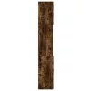  füstös tölgy színű szerelt fa magasszekrény 80 x 42,5 x 249 cm
