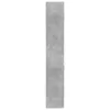  betonszürke szerelt fa magasszekrény 80 x 42,5 x 249 cm
