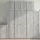  szürke sonoma színű szerelt fa magasszekrény 80 x 42,5 x 249 cm