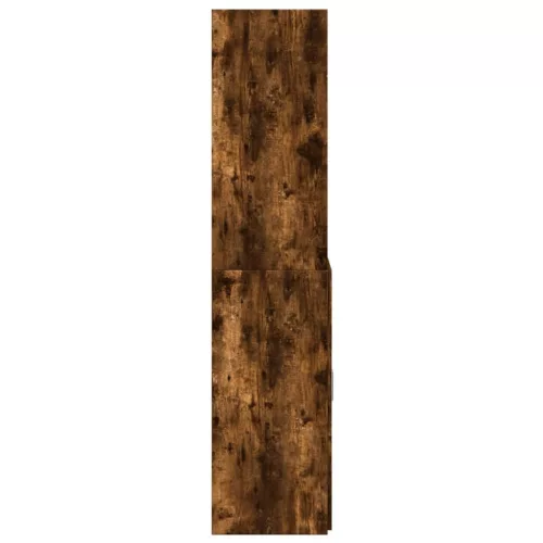  füstös tölgy színű szerelt fa magasszekrény 70 x 42,5 x 185 cm