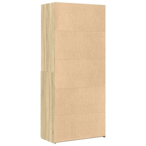  sonoma tölgy szerelt fa magasszekrény 80 x 42,5 x 185 cm