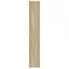  sonoma tölgy színű szerelt fa magasszekrény 30 x 42,5 x 185 cm