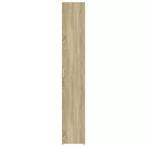  sonoma tölgy színű szerelt fa magasszekrény 30 x 42,5 x 185 cm