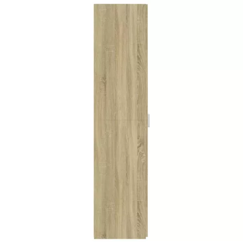  sonoma tölgy színű szerelt fa magasszekrény 30 x 42,5 x 185 cm