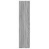  szürke sonoma színű szerelt fa magasszekrény 30 x 42,5 x 185 cm