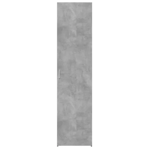  betonszürke szerelt fa magasszekrény 45 x 42,5 x 185 cm