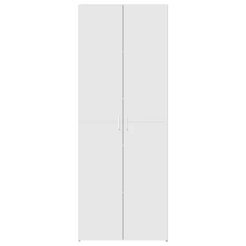  fehér szerelt fa magasszekrény 70 x 42,5 x 185 cm