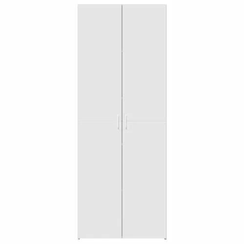  fehér szerelt fa magasszekrény 70 x 42,5 x 185 cm