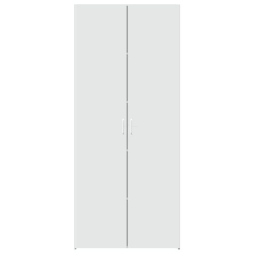  fehér szerelt fa magasszekrény 80 x 42,5 x 185 cm