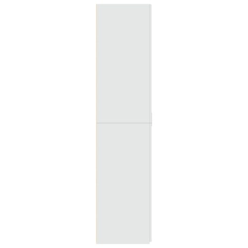  fehér szerelt fa magasszekrény 80 x 42,5 x 185 cm