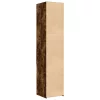  füstös tölgy színű szerelt fa magasszekrény 40 x 42,5 x 185 cm