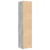  szürke sonoma színű szerelt fa magasszekrény 40 x 42,5 x 185 cm