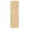  sonoma tölgy színű szerelt fa magasszekrény 45 x 42,5 x 185 cm