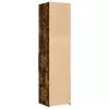  füstös tölgy színű szerelt fa magasszekrény 45 x 42,5 x 185 cm