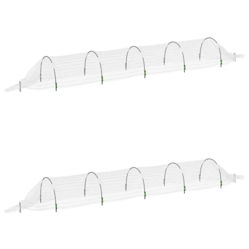  2 db üvegszál és PP háló alagút 1,5 x 5 m