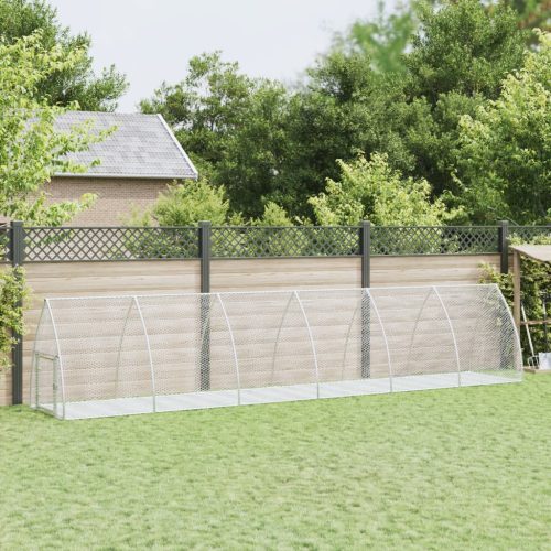  szürke horganyzott acél nyúlketrec 600 x 105 x 120 cm